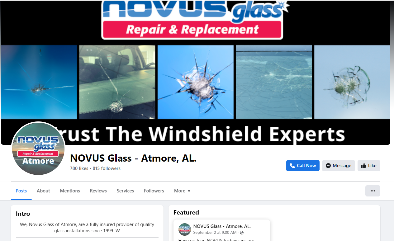 Atmore NOVUS Facebook screenshot